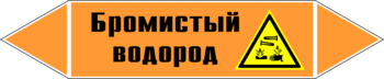 Маркировка трубопровода "бромистый водород" (k14, пленка, 126х26 мм)" - Маркировка трубопроводов - Маркировки трубопроводов "КИСЛОТА" - магазин "Охрана труда и Техника безопасности"